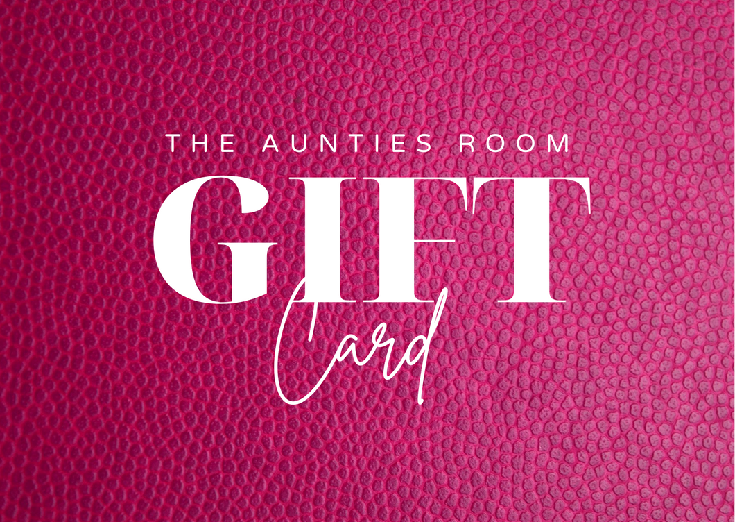 Gift Card For Auntie